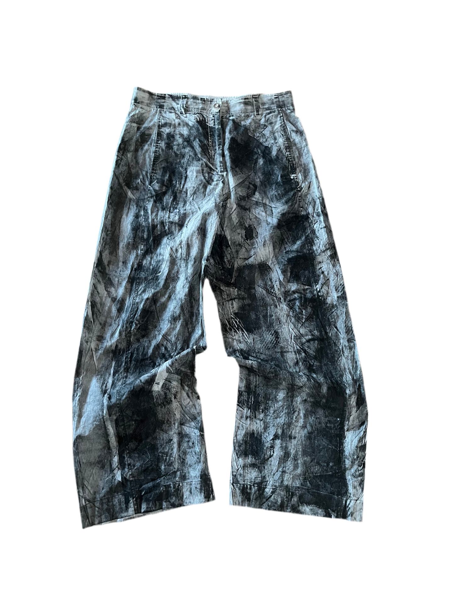 “PAINTED LINEN PANTS”