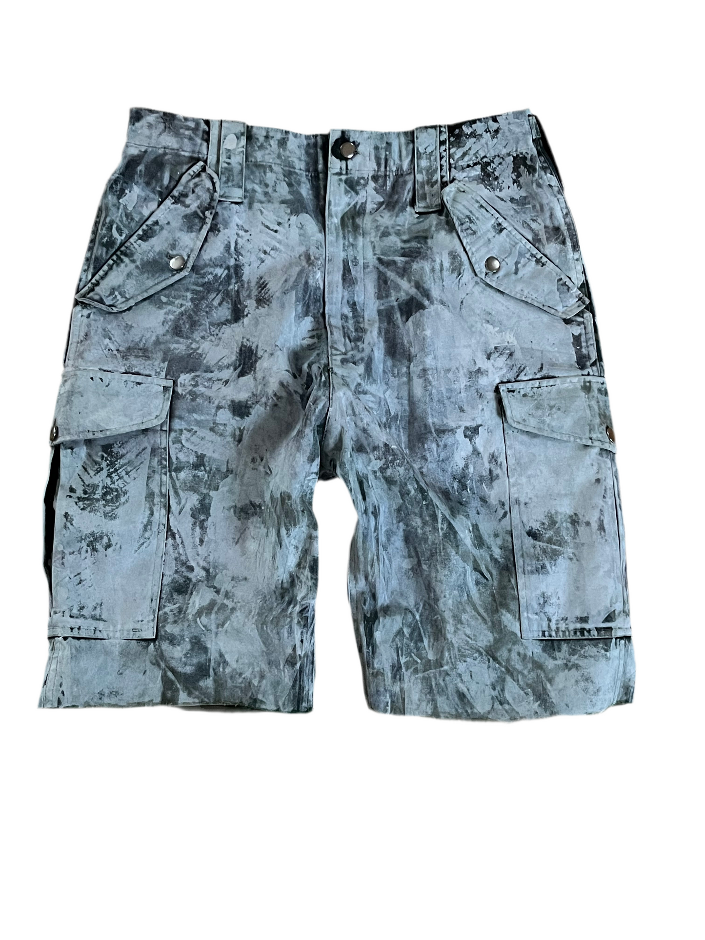 “PAINTED CAMO SHORTS”