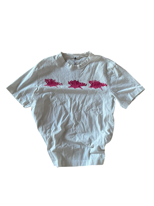 “PAINTED LOGO TEE”(sporty fit)